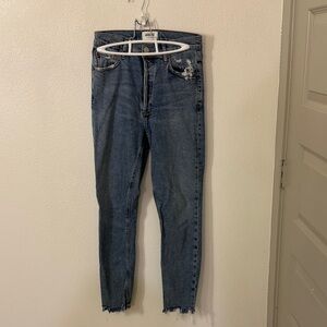Agolde Blue Ankle Jeans